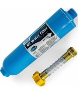 RV Water Filter for Boat Camper Garden Hose Reduces Bad Taste Smells Chl... - $31.66