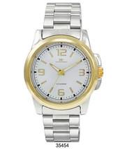 Two-Tone 43mm-milano-expressions-metal-band-watch-3545 - £27.00 GBP