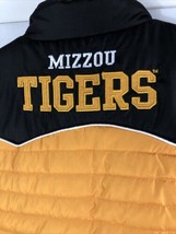 Mizzou Tigers College Football Basketball Puffer Vest Women’s Large Columbia Mo - £24.02 GBP