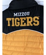 Mizzou Tigers College Football Basketball Puffer Vest Women’s Large Columbia Mo - £23.38 GBP