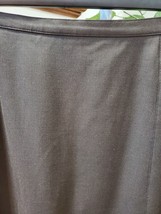 The Limited Stretch Women&#39;s Solid Brown Polyester Straight Knee Length Skirts 12 - £22.35 GBP