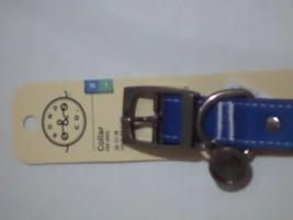 Bond &amp; Co. Indigo Dog Collar, For Neck Sizes 12-15, Small - $12.86
