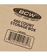 10 BCW 660 Count Storage Boxes Store and Protect Collectible Trading Cards - £20.38 GBP