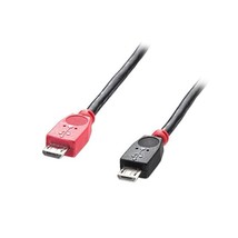 LINDY USB 2.0 OTG Cable - Black, Type Micro-B to Micro-B, 1m  - $14.00