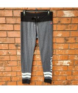 Tommy Hilfiger Gray Black White Sport Pants Draw String Closure Size M - $475.17 MXN