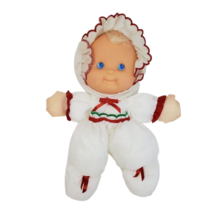 VINTAGE 1991 FISHER PRICE PUFFALUMP KIDS CHRISTMAS DOLL STUFFED ANIMAL P... - £58.88 GBP