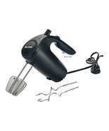 (1) 5-Speed Hand Mixer, Attachments, Beater, Mixer, Black, Corded, Light... - $54.86 CAD