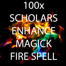 100X 7 Scholars The Magick Fire Enhance Magick Extreme Work Magick Ring Pendant - £76.96 GBP