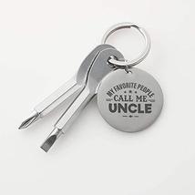 My Favorite People Call Me Uncle Personalized Keychain Screwdriver - £31.52 GBP