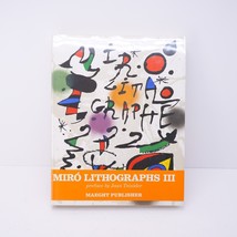 Joan Miro Lithographs Volume 3 Book Art Original Lithos &amp; Dust Jacket Lithograph - £318.56 GBP