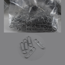 2000 ACCO Smooth Standard Paper Clips #1 Silver 1.25&quot; Bulk Packaging - £9.57 GBP