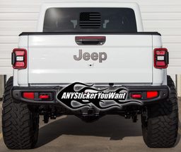 AnyStickerYouWant - Rear Middle Window American Flag Decal Fits Jeep Gladiator 2 - £12.23 GBP