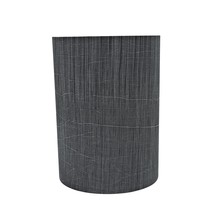Transitional Drum (Cylinder) Shaped Spider Construction Lamp Shade In Grey &amp; Bla - £49.36 GBP