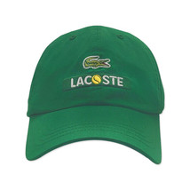 Lacoste Basic Cotton Twill Cap Unisex Adjustable Tennis Hat Sports RK210... - £58.20 GBP