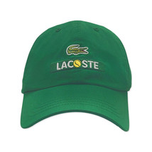 Lacoste Basic Cotton Twill Cap Unisex Adjustable Tennis Hat Sports RK210... - £57.98 GBP