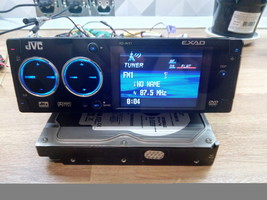 jvc kd-avx1 legendary  cd mp 3 car audio receiver good sound - $223.30