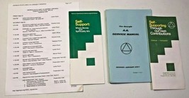 2001 Georgia AA Alcoholics Anonymous Service Manual +self-support pamphlets,prog - £22.04 GBP