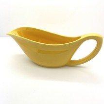 Vintage Yellow  Bauer Pottery Gravy Boat Bauer USA  Los Angeles - £17.40 GBP