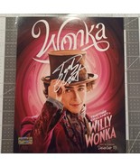 Timothee Chalamet signed 8x10 Photo Dune Dune 2 Willy Wonka COA - £95.60 GBP