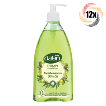 Full Box 12x Bottles Dalan Liquid Soap Therapy Mediterranean Olive Oil 13.5oz - £25.19 GBP