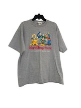 Men’s Vintage Walt Disney World Gray Short Sleeve T Shirt Size XL Made In USA - £13.82 GBP