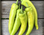 Hungarian Hot Wax Pepper Seeds Yellow Chili Guero Chile Vegetable Seed  - £4.65 GBP