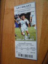 LA Galaxy, Quakes  Houston,Portland Avaya Stadium Soccer Unused Ticket S... - £3.18 GBP