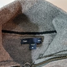 Gap Men's 1/4 Zip Long Sleeve Pullover Wool Sweatshirt Size Medium image 3