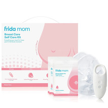 Frida Mom Breast Care Self Care Kit 2-in-1 Lactation Massager + 2 Breast... - $28.01