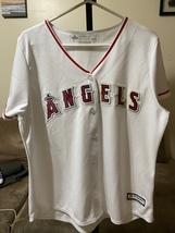 MLB LA Angel’s Majestic White Jersey Women’s XL - $35.00