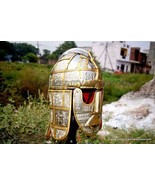Medievale Sutton Hoo Casco Anglosassone Historiacl Riproduzione Armor Casco - £2,730.71 GBP