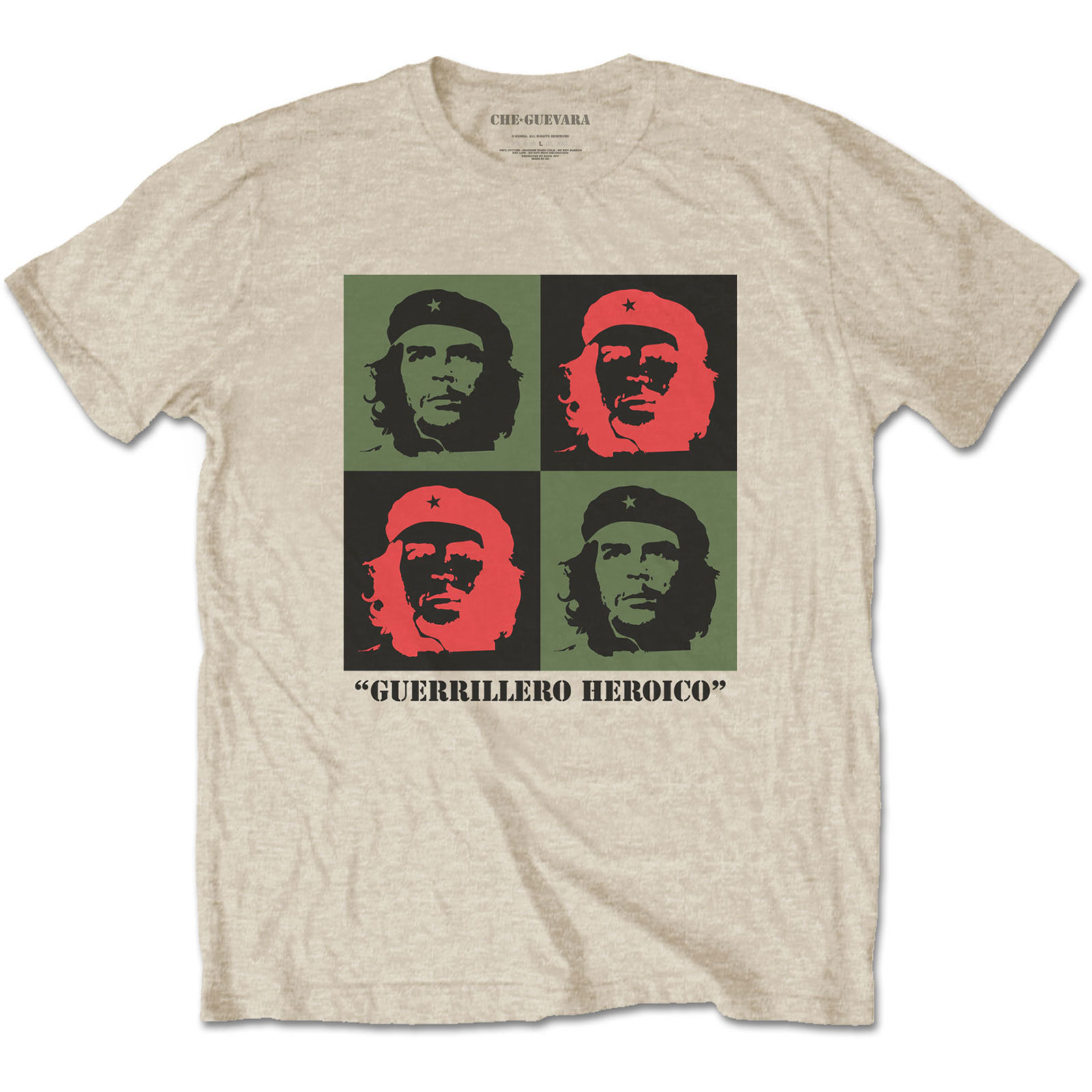 Che Guevara Blocks Official Tee T-Shirt Mens Unisex - $31.92