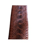 Unbleached Exotic Snake Skin w/Natural Mark Snakeskin Leather Glossy Brown - $273.30 MXN - $273.48 MXN