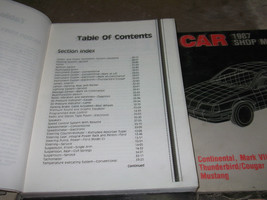 1987 Ford MUSTANG Gt Cobra Servizio Negozio Riparazione Manual Set OEM Factory W - £215.11 GBP
