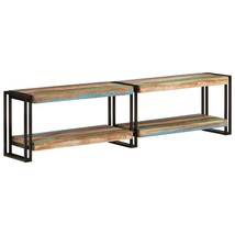 TV Cabinet 160x30x40 cm Solid Wood Reclaimed - £97.24 GBP