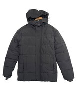Wantdo Puffer Jacket Mens Small Black Hooded Insulated Winter Coat Outdo... - $703.08 MXN
