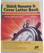 Quick Resume &amp; Cover Letter Book: Write and Use an Effective Resume  - V... - £4.73 GBP