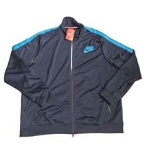  Nike Jacket Track Men Blue 544139 474 Swoosh Running Sportswear Vntg Si... - $45.00