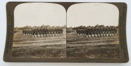 Stereoview Gallant Soldiers on Parade Grounds Tokio Japan 1904 H.C. Whit... - $14.99
