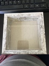 Farmhouse distressed shadow box 5.5 Inch * 5.5 Inch * 2 inch Rustic NewB... - $6.92