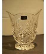 Noritake Crystal Vase Hampton Hall 5 3/4&quot; x 6 1/2&quot; - $45.00