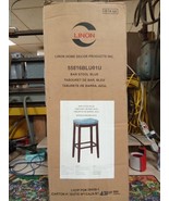 Linon Claridge 32&quot; Wood Bar Stool in Blue 692ep - $1,017.62 MXN