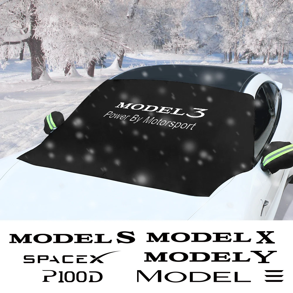 Car Magnetic Windshield Snow Cover Sunshade Sunlight Blocker Ice Protector Auto - £16.53 GBP+