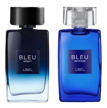 L&#39;Bel Bleu Intense &amp; Night MINI Set Fresh &amp; Full of Energy Men Perfume 10ml ea. - £25.16 GBP