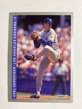 #63 Orel Hershiser - Los Angeles Dodgers - 1993 Fleer Baseball - £0.78 GBP