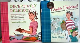 Deceptively Delicious &amp; Double Delicious Book Bundle Lot of 2 Jessica Seinfeld - £14.85 GBP
