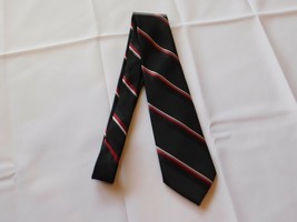 Wembley Leatherback Satin Tie Neck neckwear 56&quot; Long 3 3/8&quot; wide print B... - £14.08 GBP