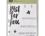 Stampin Up Botanicals For You 9 Mount Ink Stamps Card Crafting Flowers 1... - $12.00