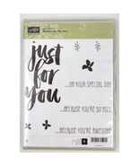 Stampin Up Botanicals For You 9 Mount Ink Stamps Card Crafting Flowers 1... - £9.38 GBP