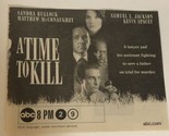 A Time To Kill Tv Guide Print Ad Samuel L Jackson Sandra Bullock TV1 - £4.66 GBP